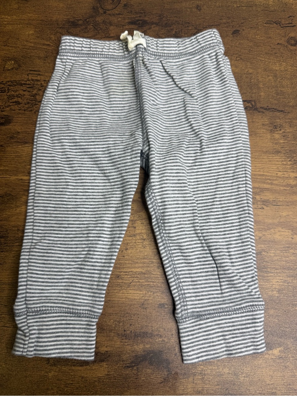 ⭐️5 for $20⭐️ Carter's Gray Striped Kids Jogger Bottoms 6M